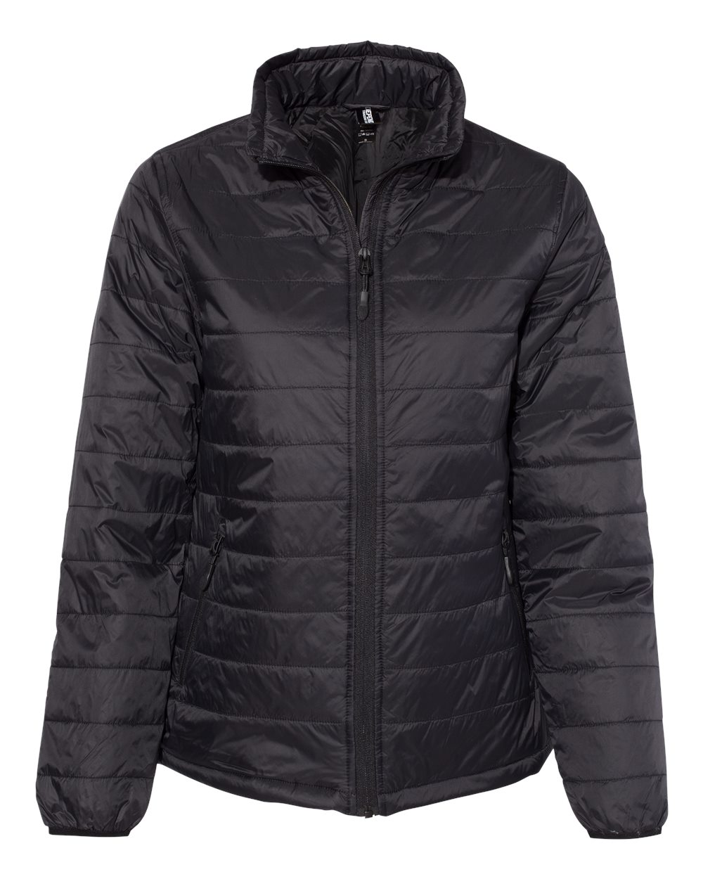 Independent Trading Co. Women's Puffer Jacket. EXP200PFZ - Black