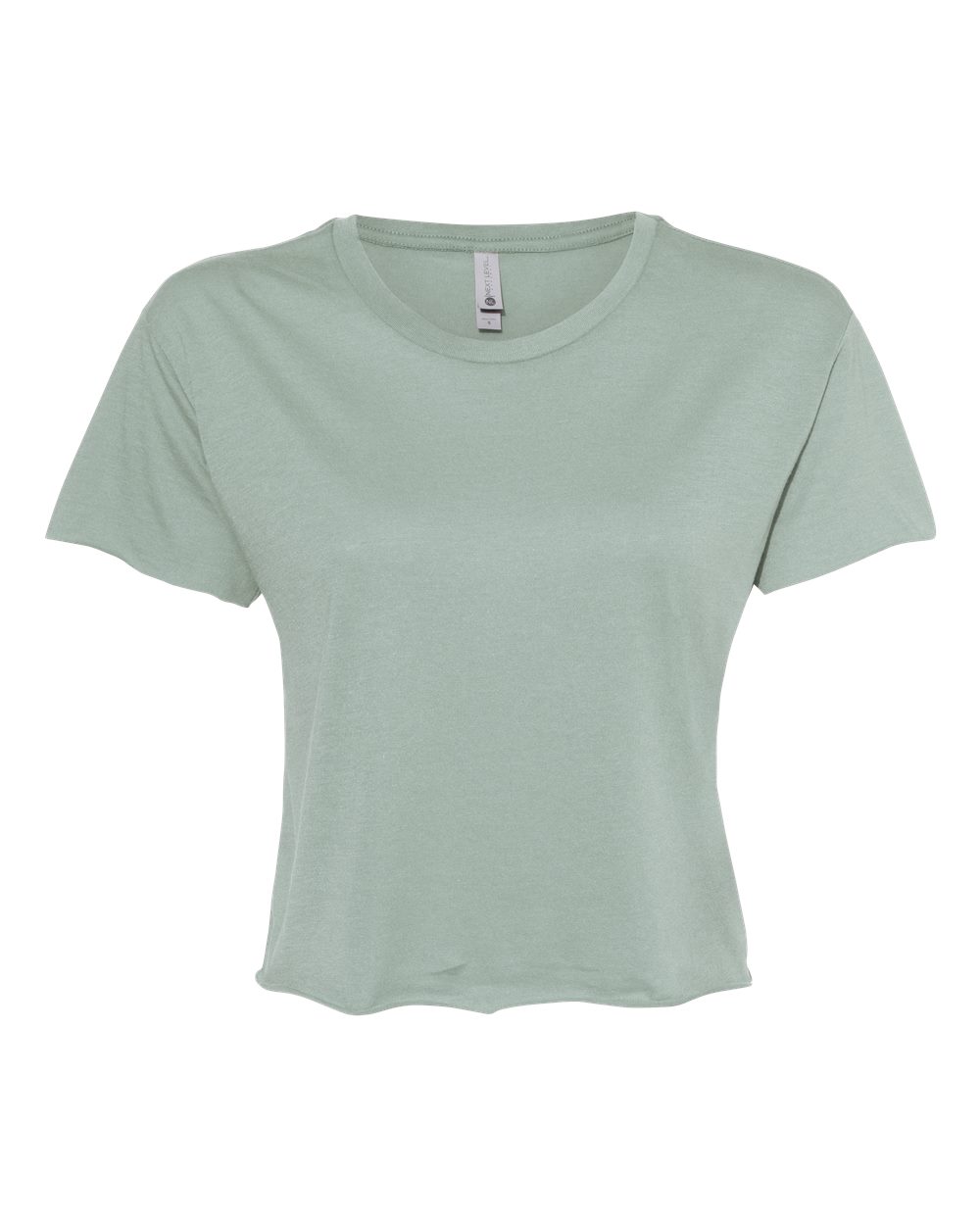 Next Level Women's Festival Crop Top. 5080 - Stonewash Green