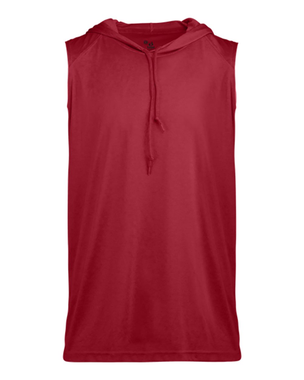 Badger Youth B-Core Hooded Sleeveless T-Shirt. 2108 - Red