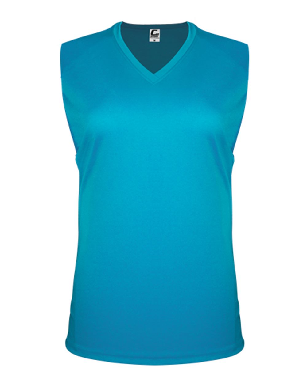 C2 Sport Women's Sleeveless V-Neck T-Shirt. 5663 - Electric Blue