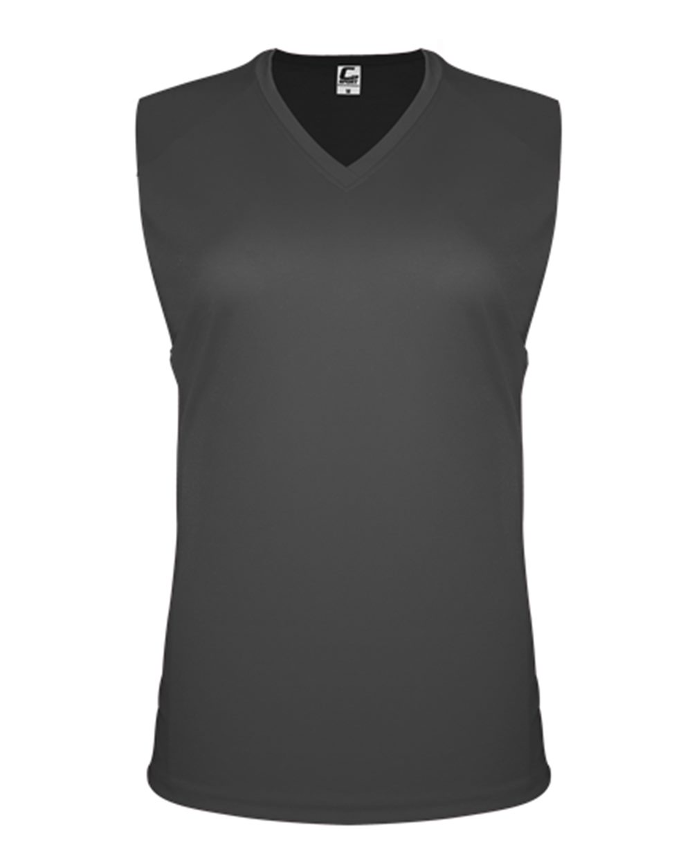 C2 Sport Women's Sleeveless V-Neck T-Shirt. 5663 - Graphite