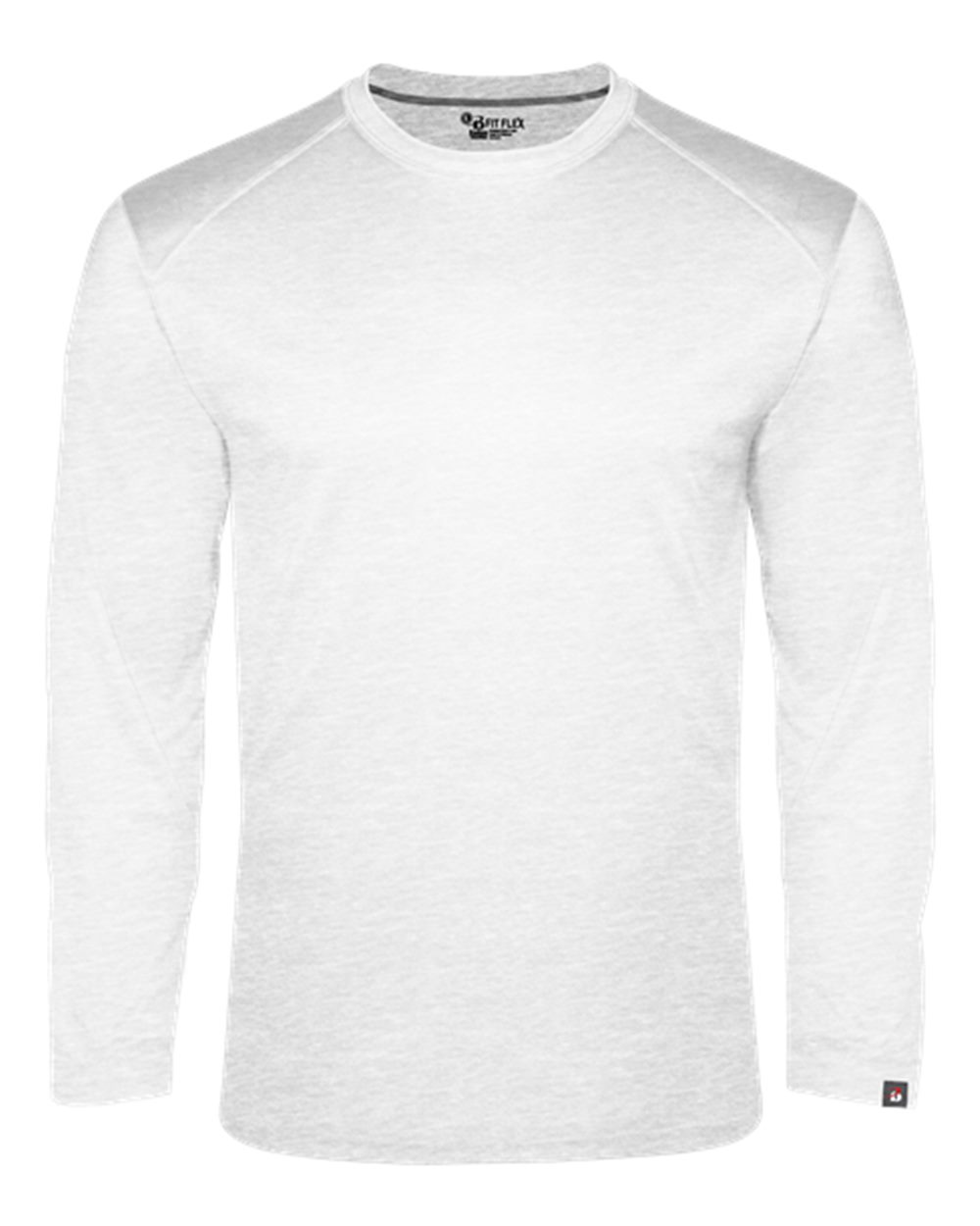 Badger Men's FitFlex Performance Long Sleeve T-Shirt. 1001 - White