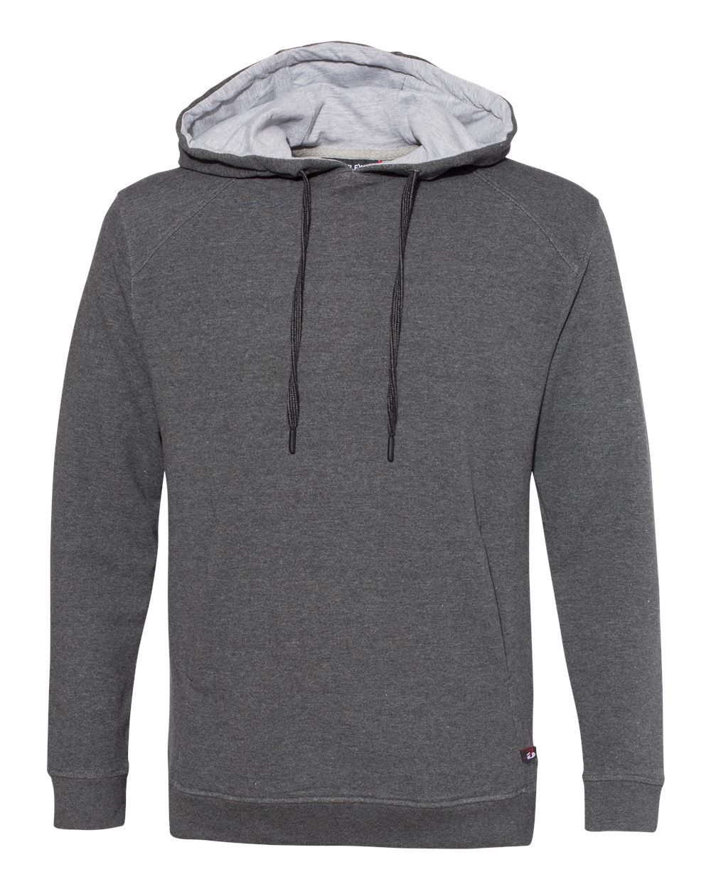 Badger Men's FitFlex French Terry Hooded Sweatshirt. 1050 - Charcoal