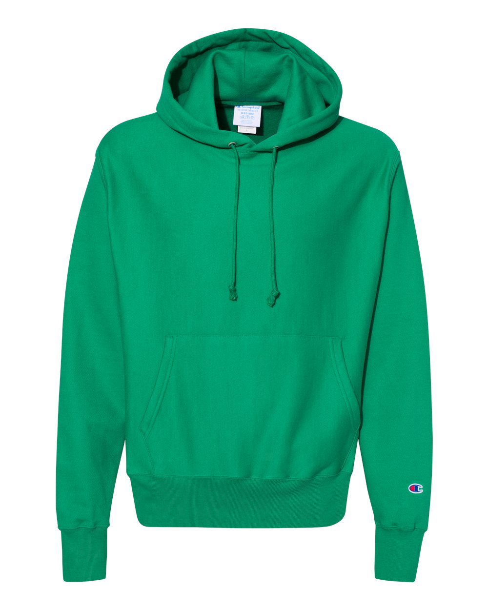Champion Unisex Reverse Weave® Hooded Sweatshirt. S101 - Kelly Green