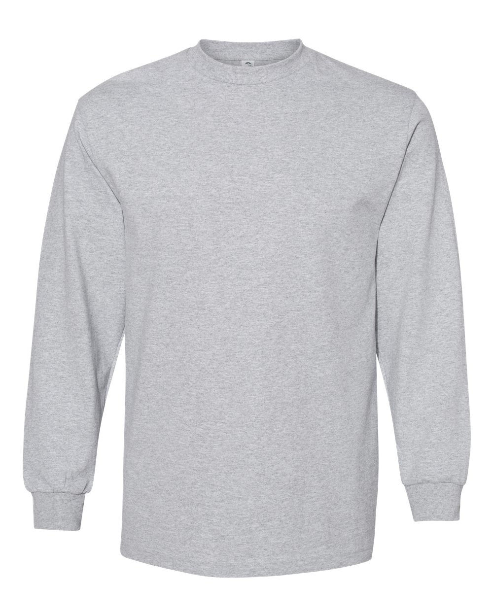 American Apparel Unisex Heavyweight Cotton Long Sleeve Tee. 1304 - Heather Grey