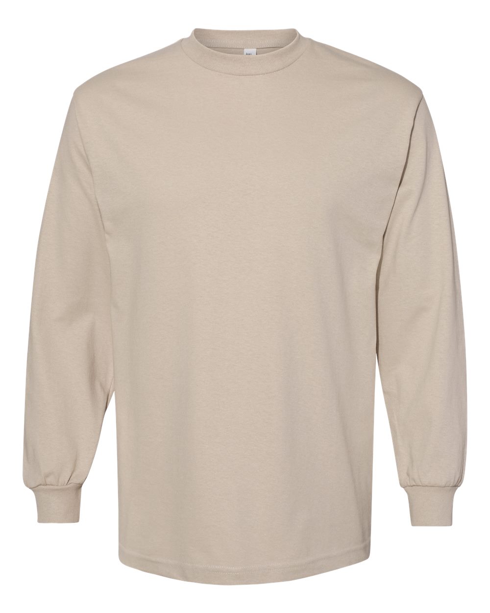 American Apparel Unisex Heavyweight Cotton Long Sleeve Tee. 1304 - Sand
