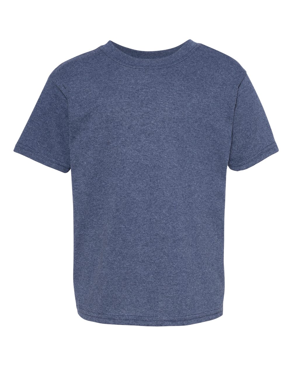 Hanes Youth EcoSmart® T-Shirt. 5370 - Heather Navy