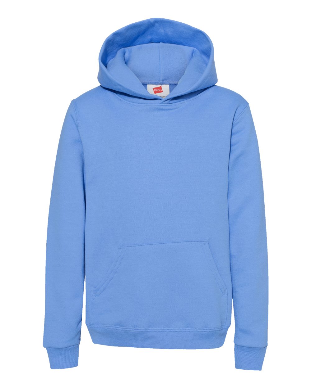 Hanes Youth EcoSmart® Hooded Sweatshirt. P473 - Carolina Blue