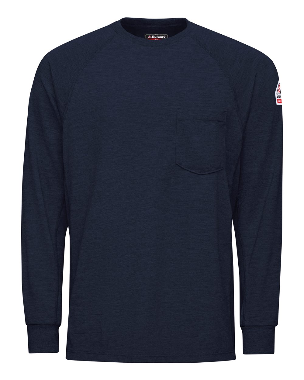 Bulwark Men's Long Sleeve Performance T-Shirt - CoolTouch®2. SMT2 - Navy