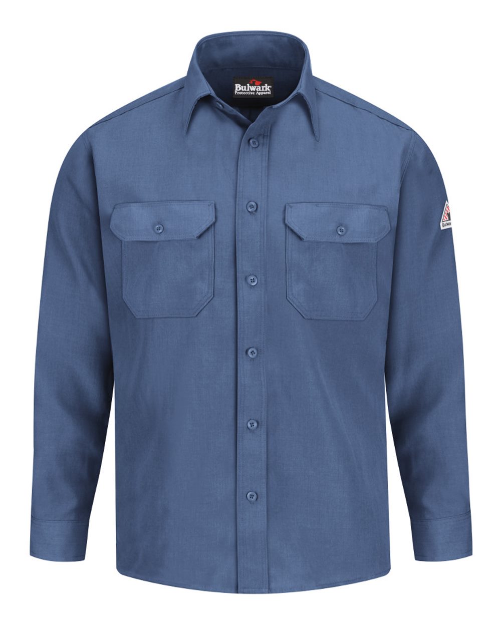 Bulwark Men's Tall Uniform Shirt Nomex® IIIA. SND2T - Gulf Blue