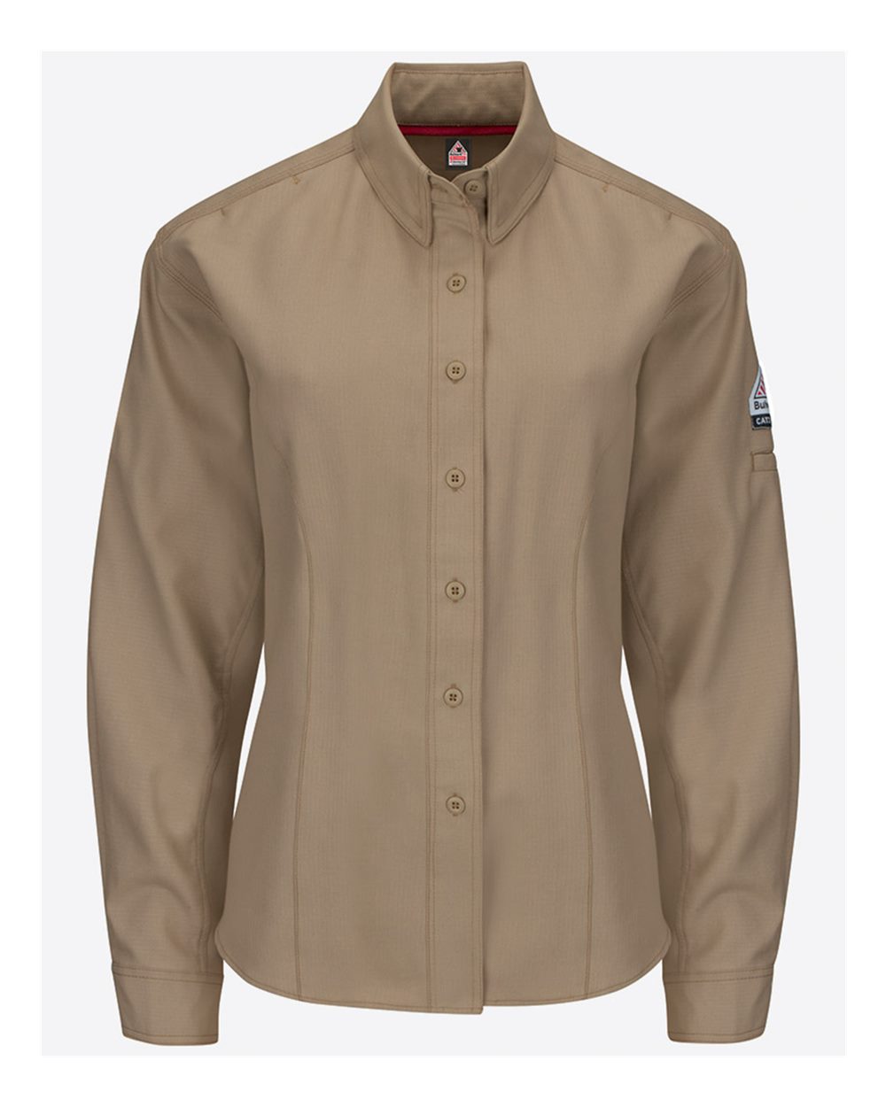 Bulwark Women's iQ Series® Endurance Long Sleeve Shirt. QS41 - Khaki
