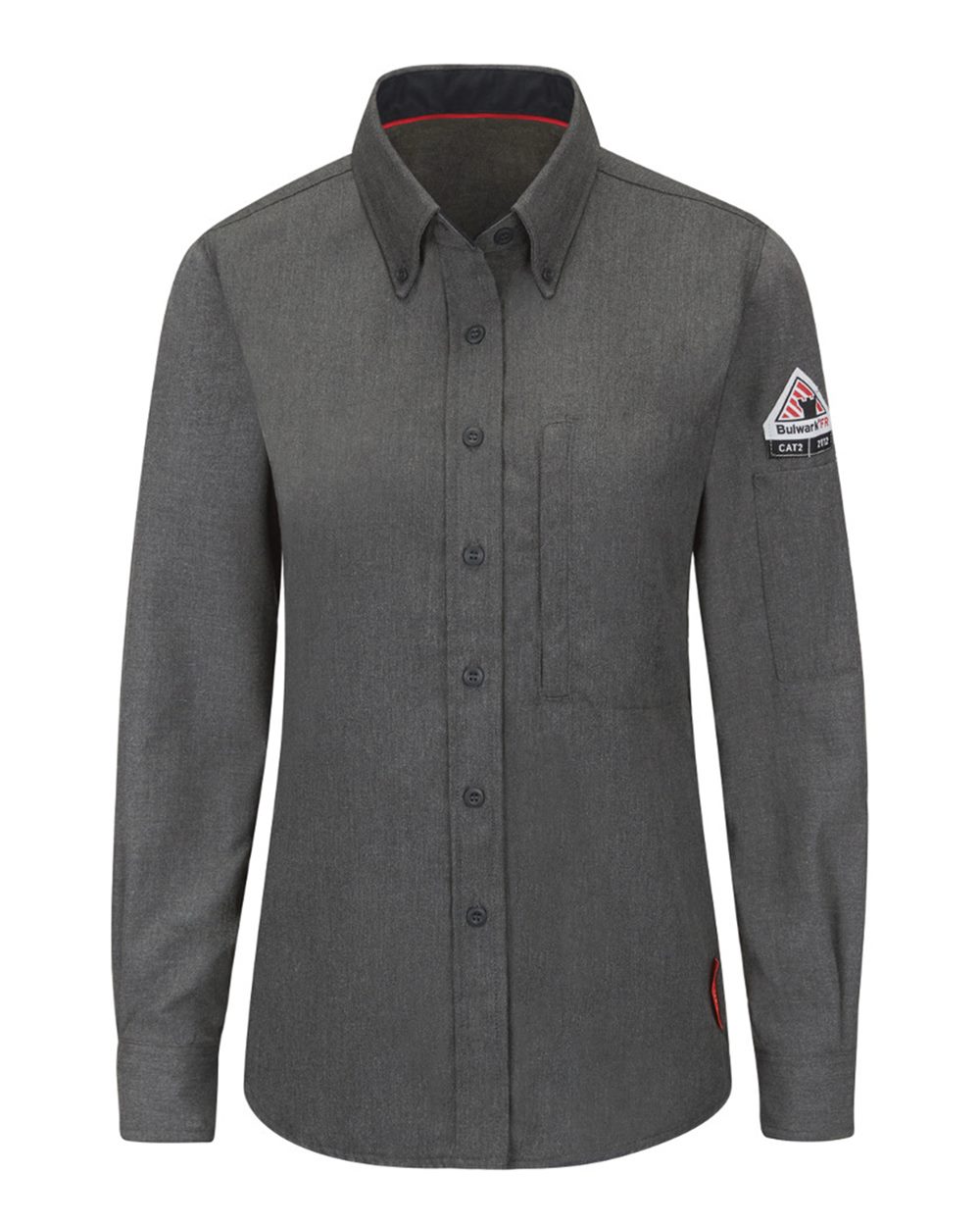 Bulwark Women's iQ Series® Comfort Woven Lightweight Shirt. QS51 - Dark Grey