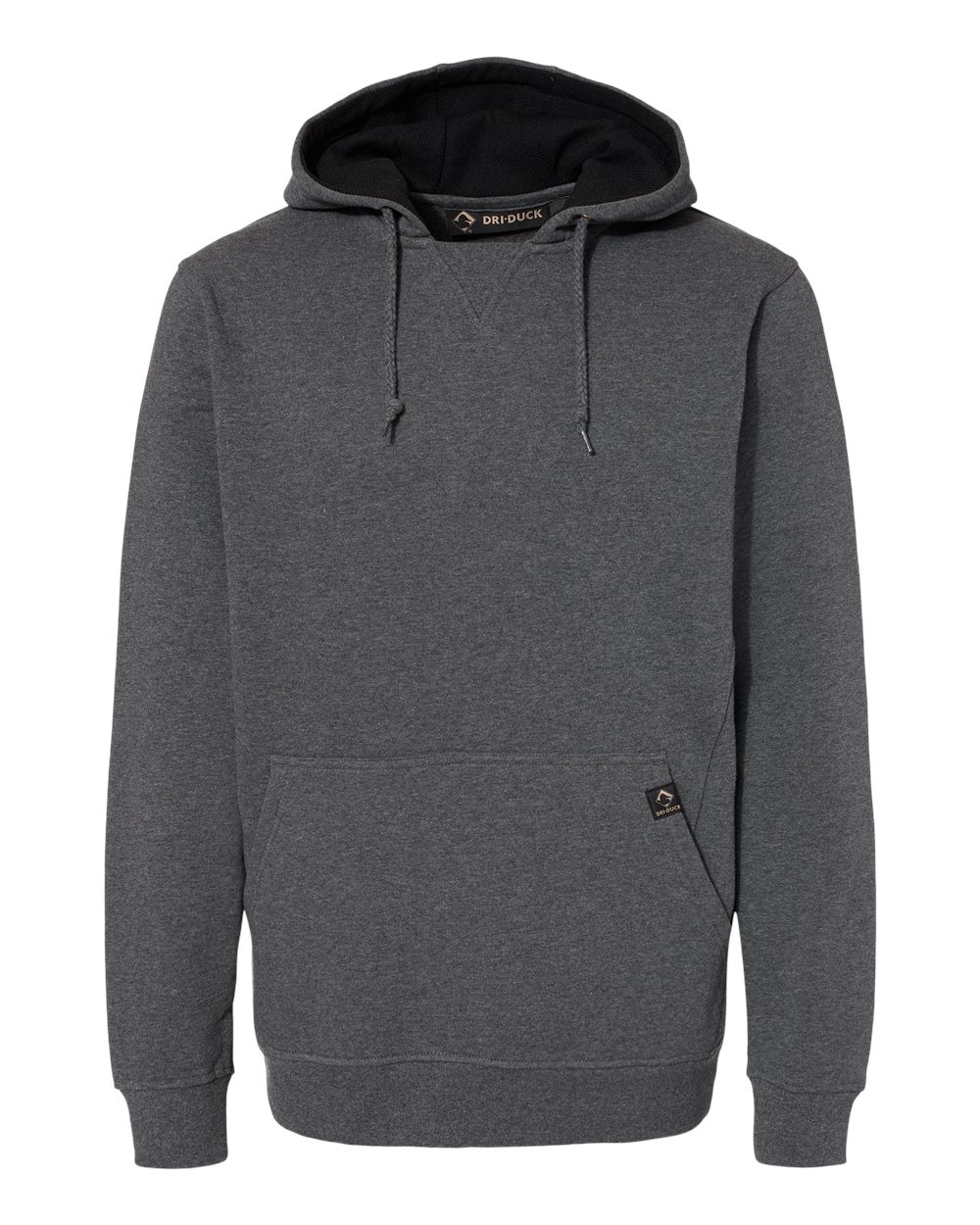 DRI DUCK Men's Woodland Fleece Hooded Pullover. 7035 - Dark Oxford