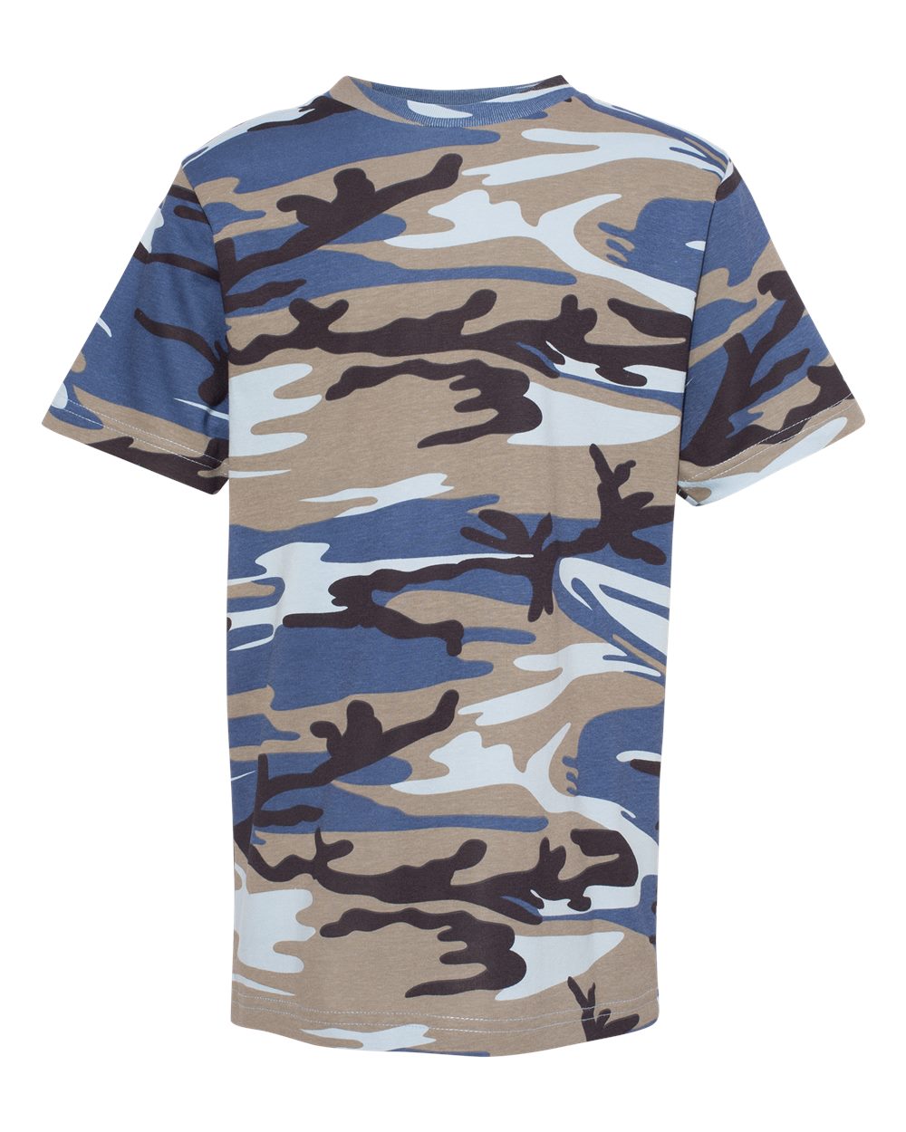 Code Five Youth Camouflage Tee. 2207 - Blue Woodland