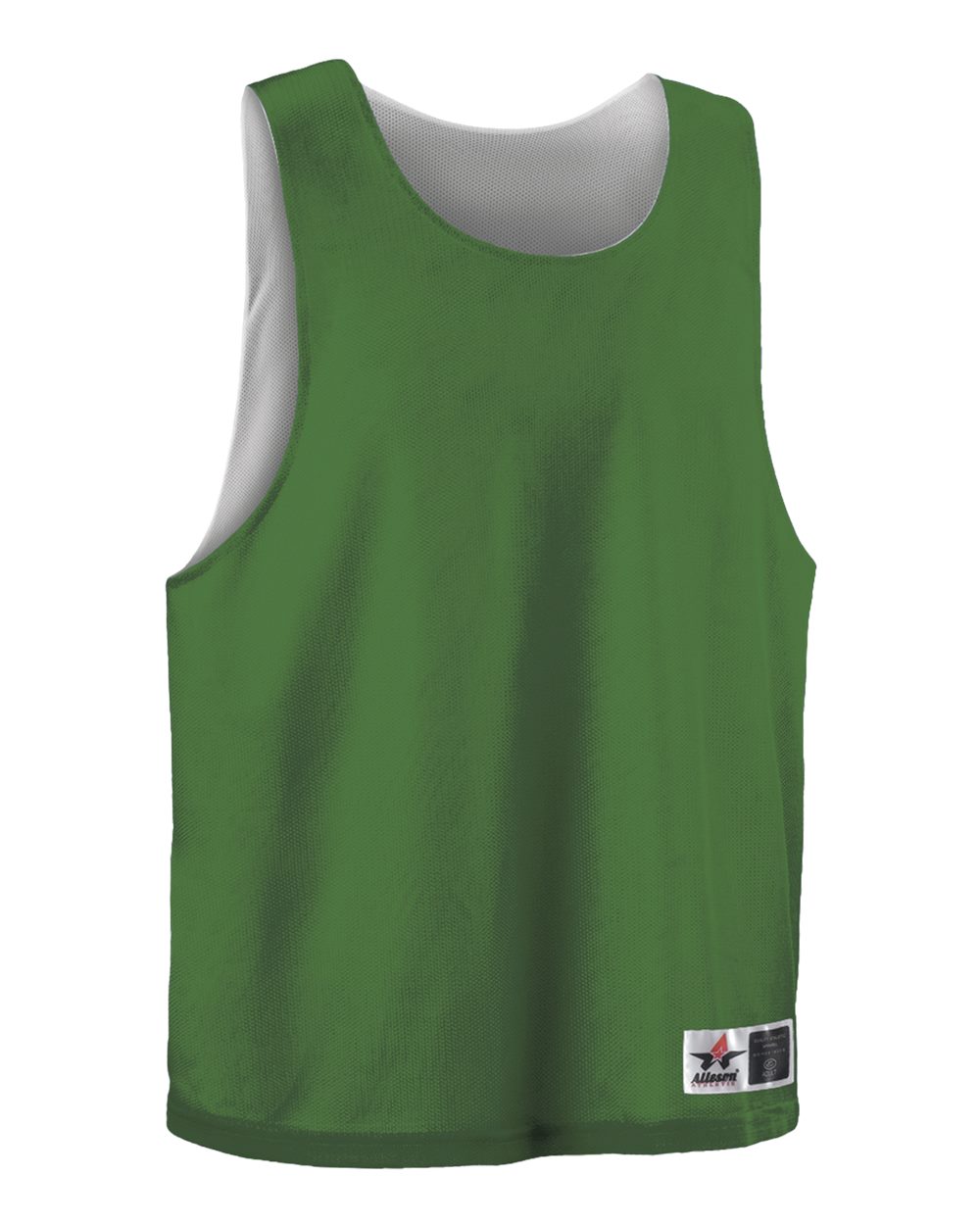 Alleson Athletic Youth Lacrosse Reversible Pinnie. LP001Y - Kelly/ White
