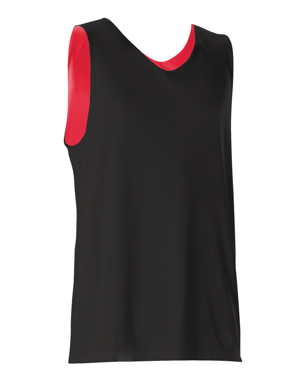 Alleson Athletic Men's Reversible Tank. 506CR - Black/ Red