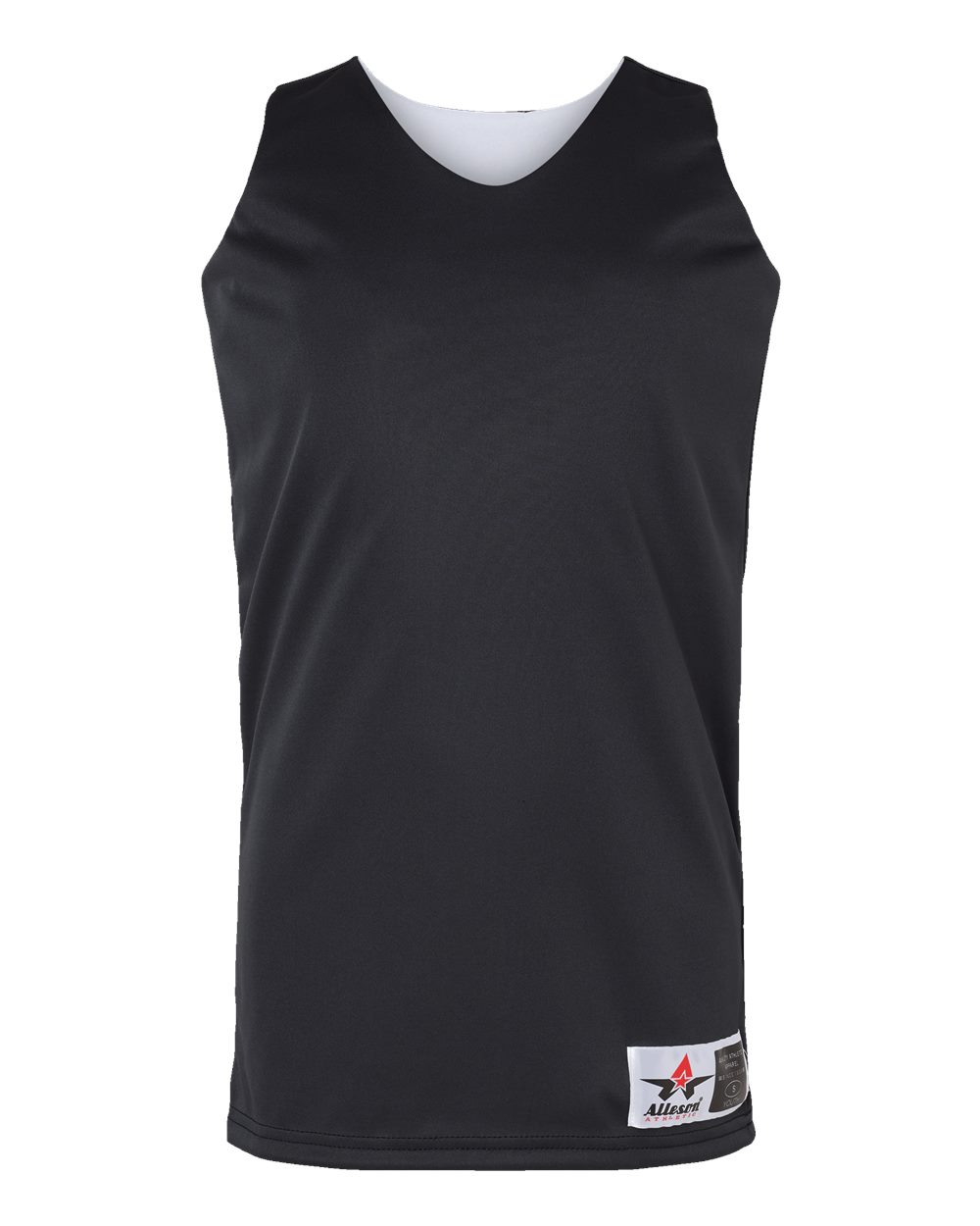Alleson Athletic Youth Reversible Tank. 506CRY - Black/ White