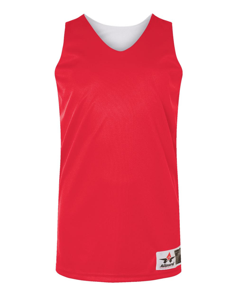 Alleson Athletic Youth Reversible Tank. 506CRY - Red/ White