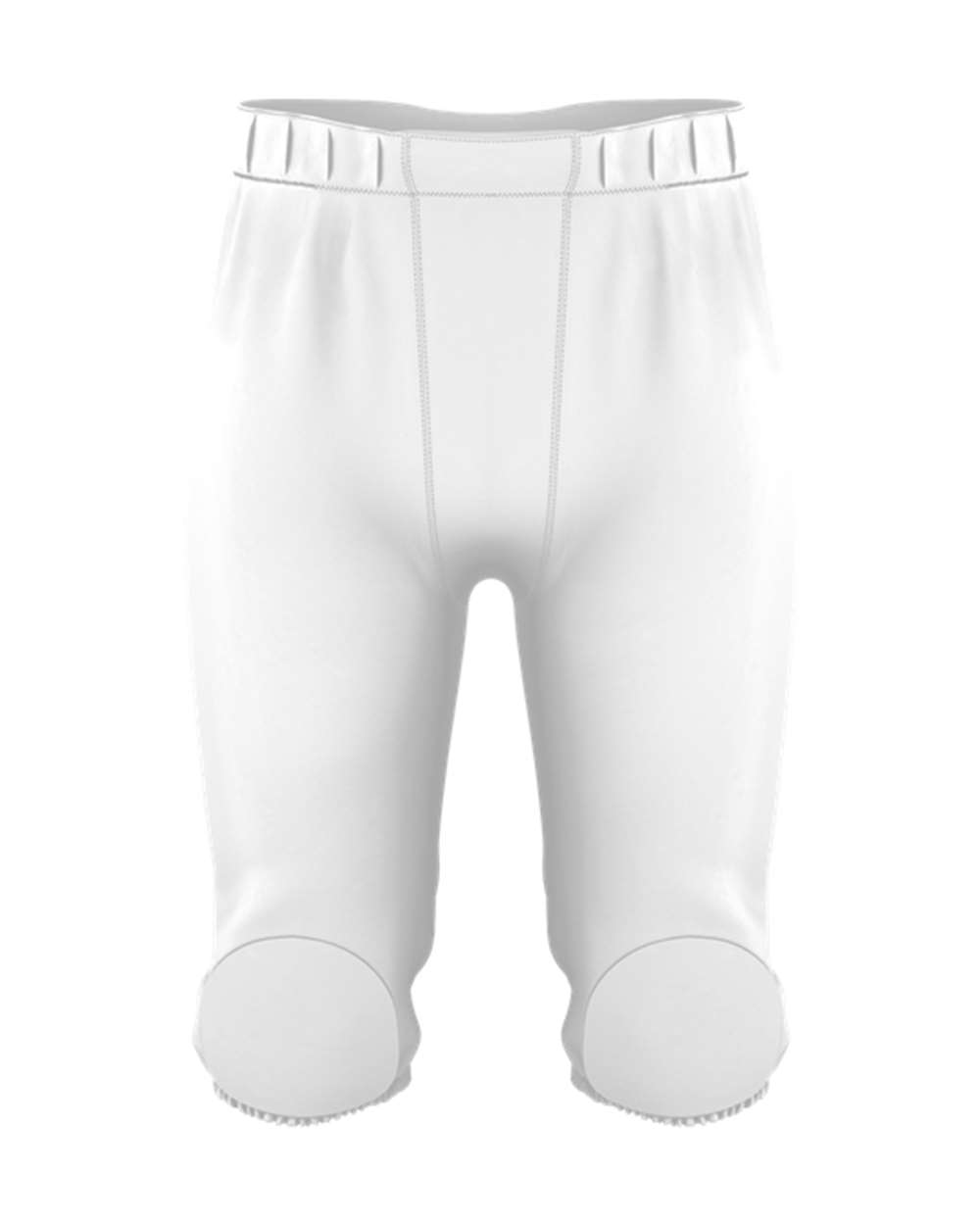 Alleson Athletic Youth Solo Series Integrated Football Pants. 687PY - White