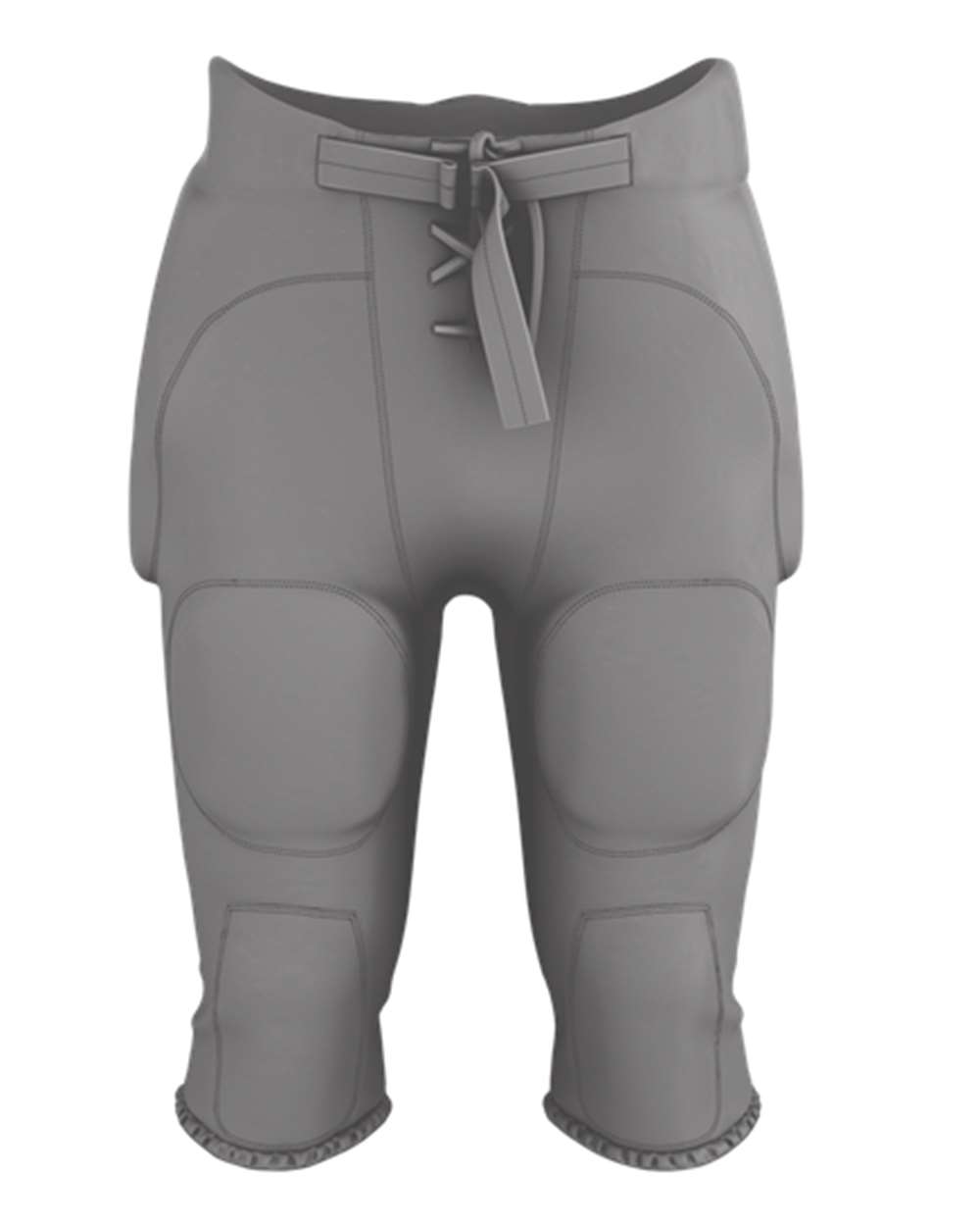 Alleson Athletic Youth Integrated Football Pants. 681Y - Charcoal