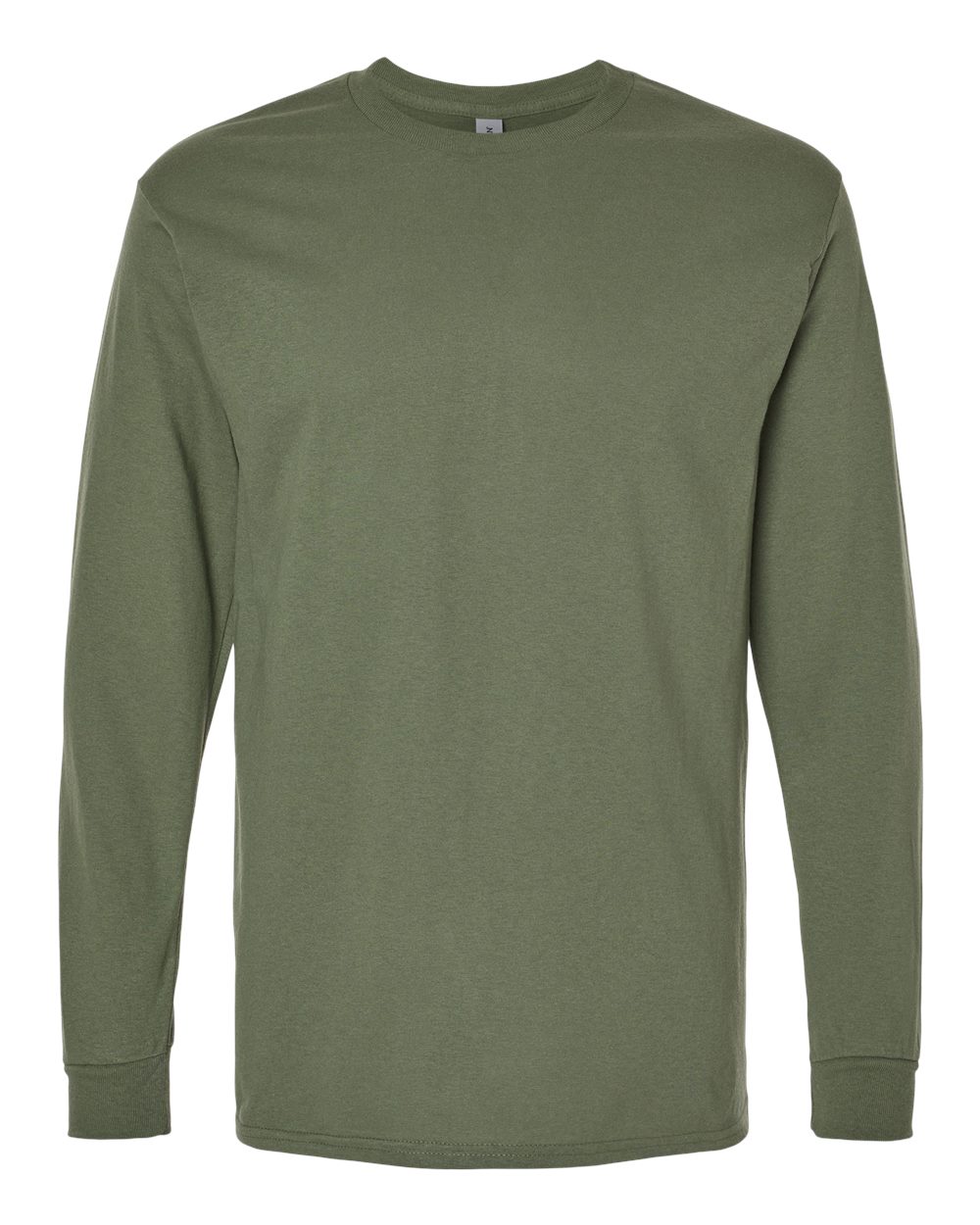 Gildan Unisex Heavy Cotton™ Long Sleeve T-Shirt. 5400 - Military Green