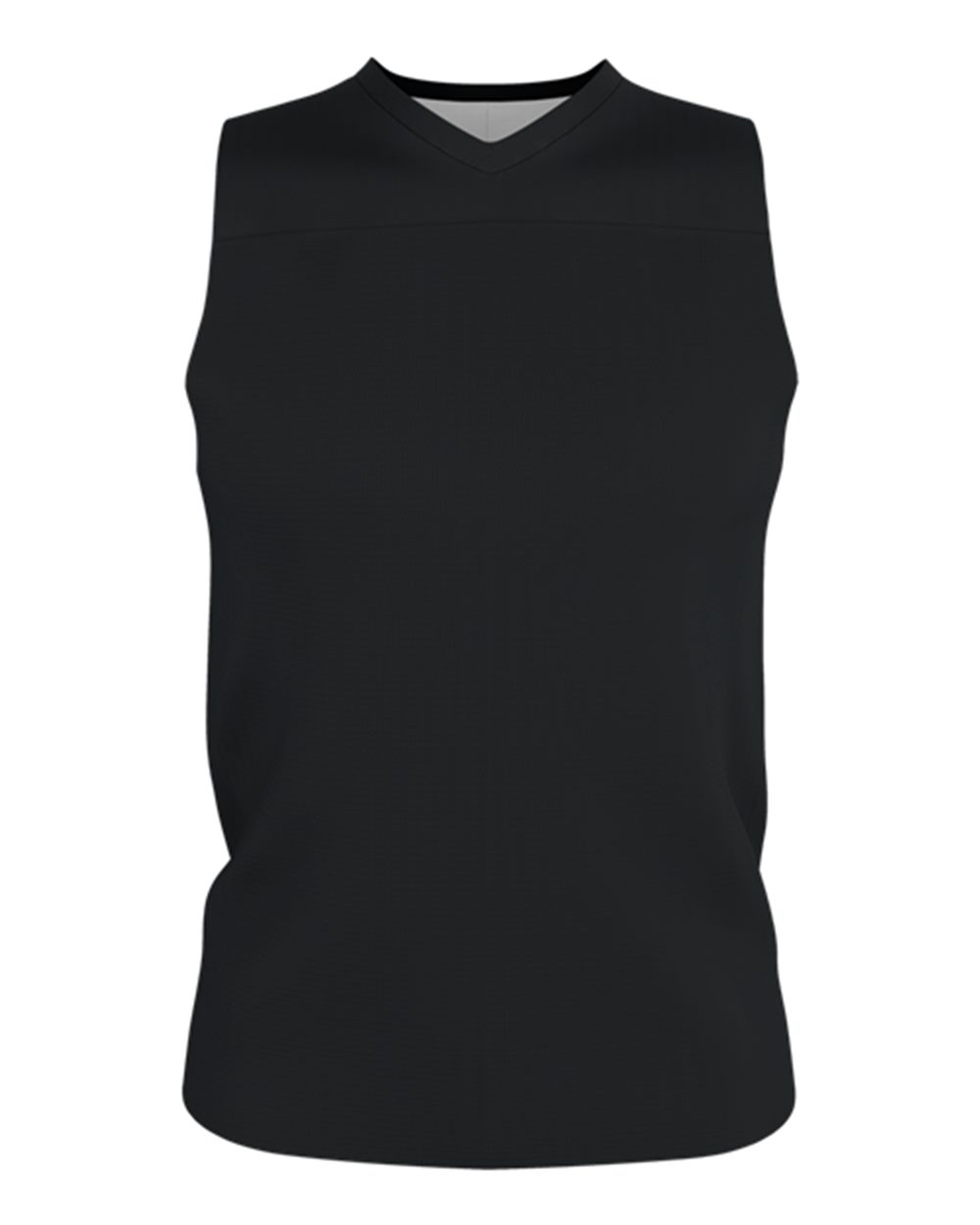 Alleson Athletic Men's Blank Reversible Game Jersey. A105BA - Black/ White