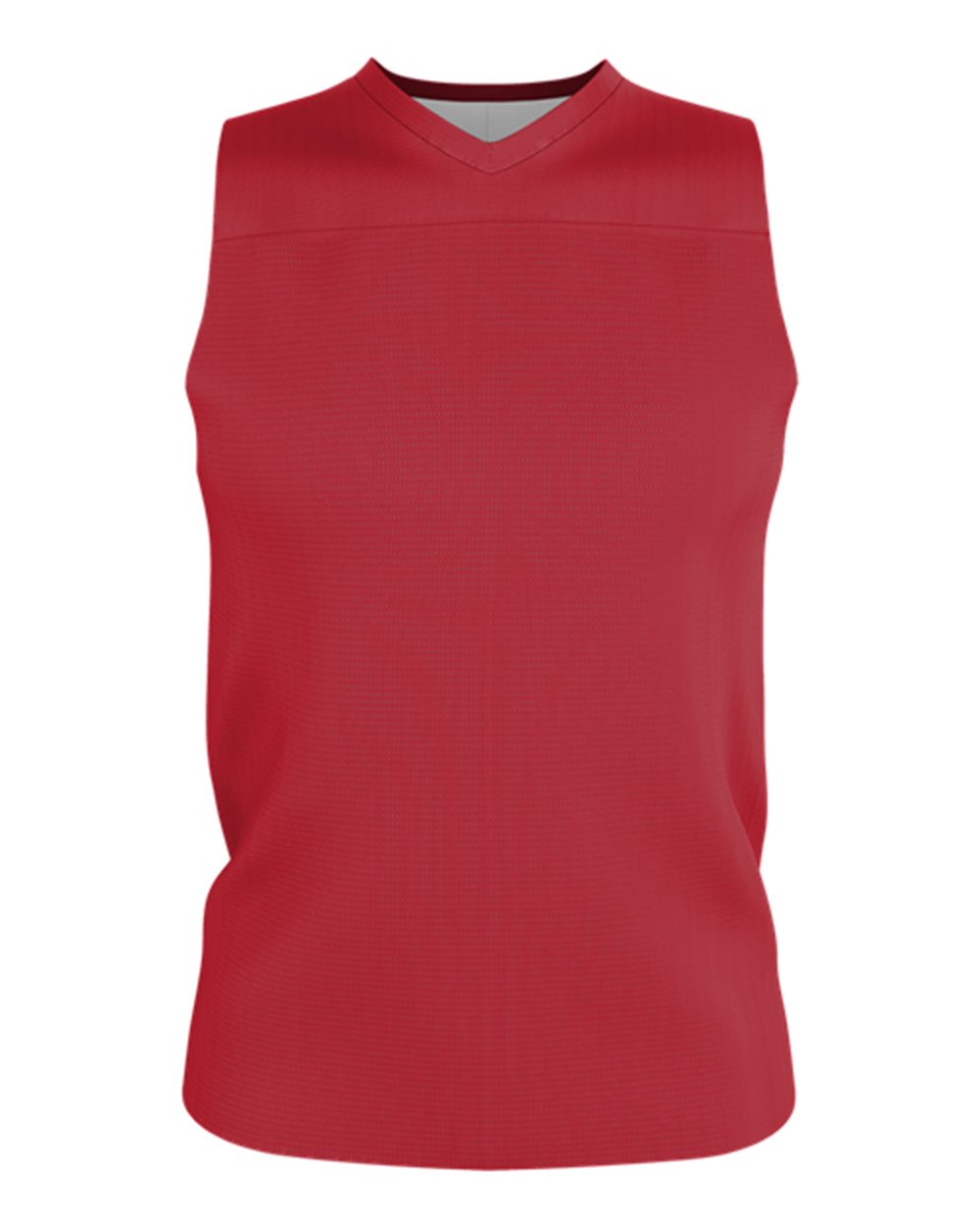 Alleson Athletic Men's Blank Reversible Game Jersey. A105BA - Red/ White