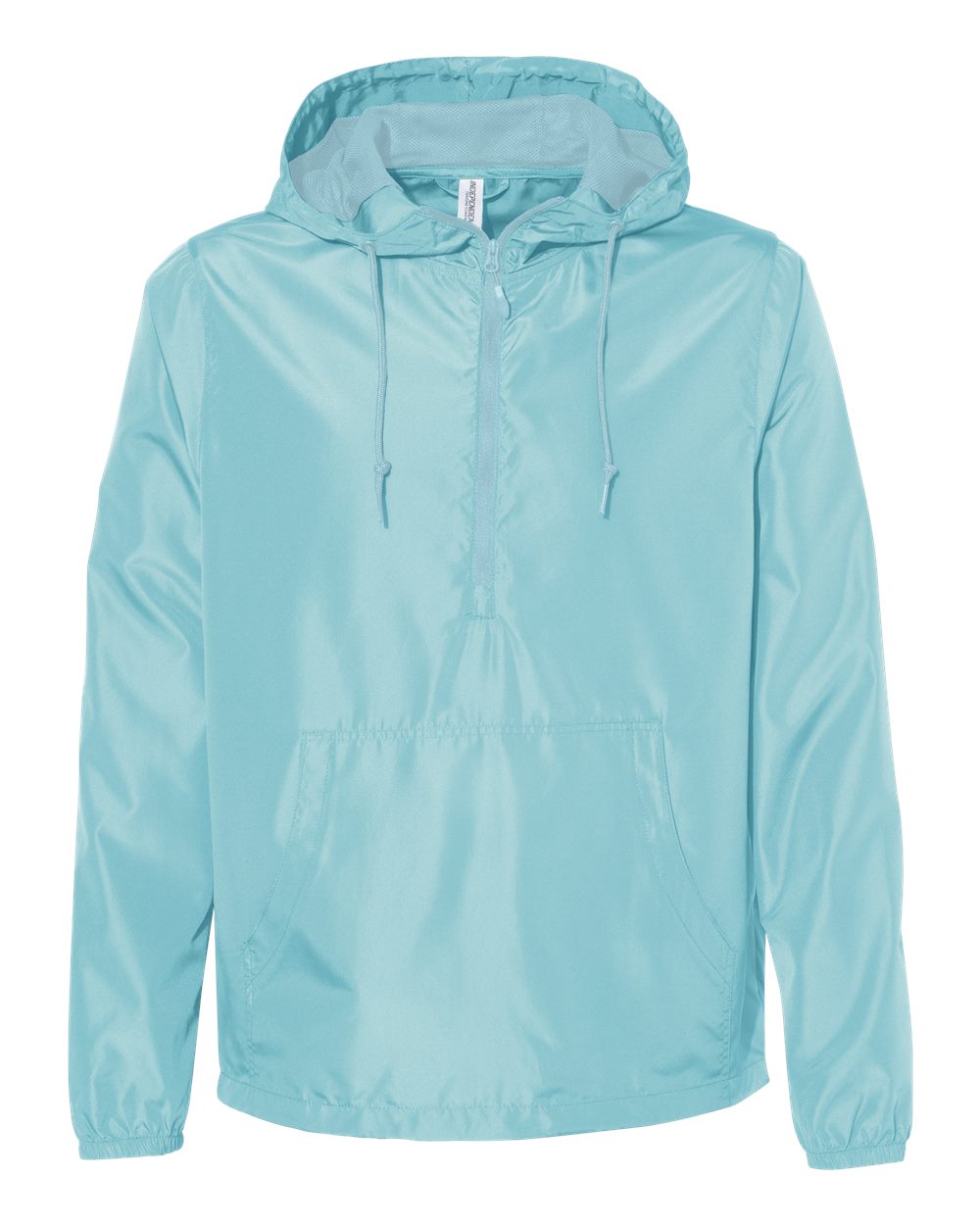Independent Trading Co. Unisex Lightweight Quarter-Zip Windbreaker Pullover Jacket. EXP54LWP - Aqua
