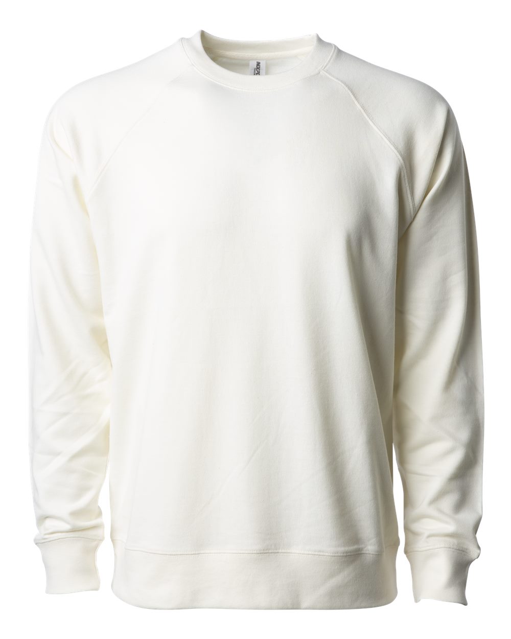 Independent Trading Co. Unisex Icon Lightweight Loopback Terry Crewneck Sweatshirt. SS1000C - Bone
