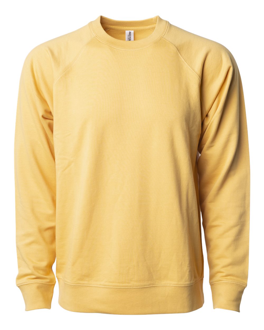 Independent Trading Co. Unisex Icon Lightweight Loopback Terry Crewneck Sweatshirt. SS1000C - Harvest Gold