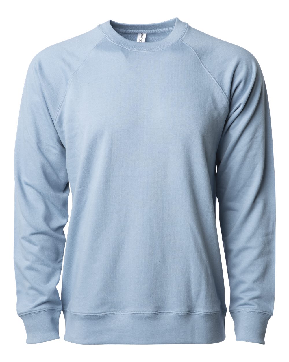 Independent Trading Co. Unisex Icon Lightweight Loopback Terry Crewneck Sweatshirt. SS1000C - Misty Blue