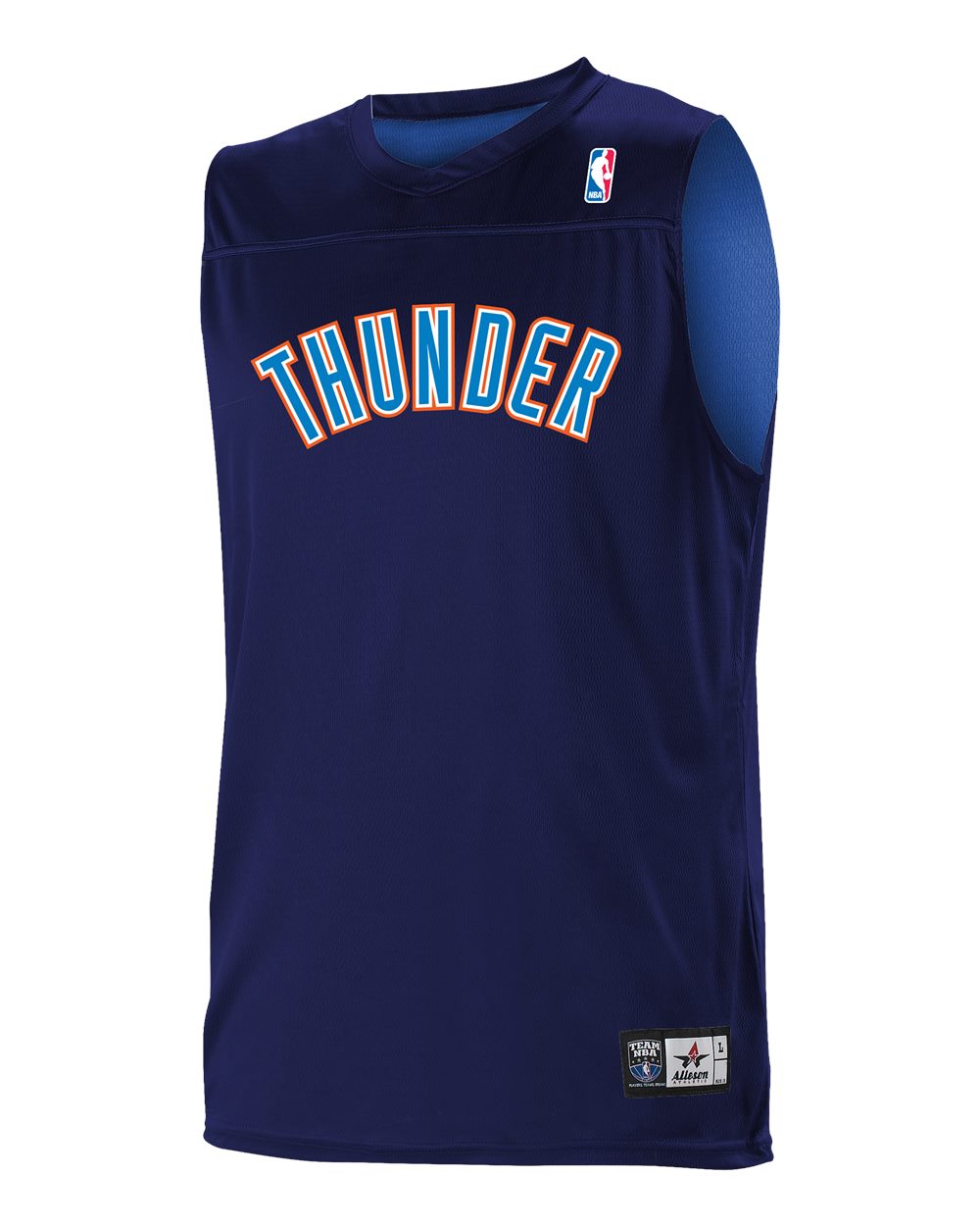 Alleson Athletic Youth NBA Logo'd Reversible Game Jersey. A105LY - Oklahoma City Thunder