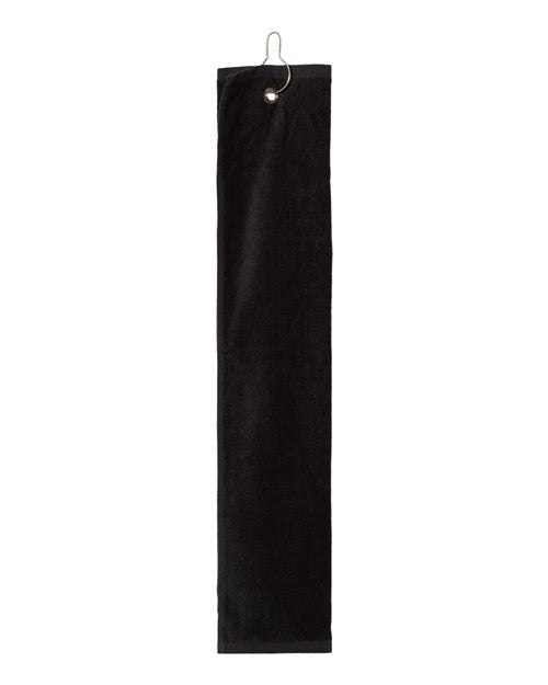 Carmel Towel Company Trifold Golf Towel with Grommet. C162523TGH