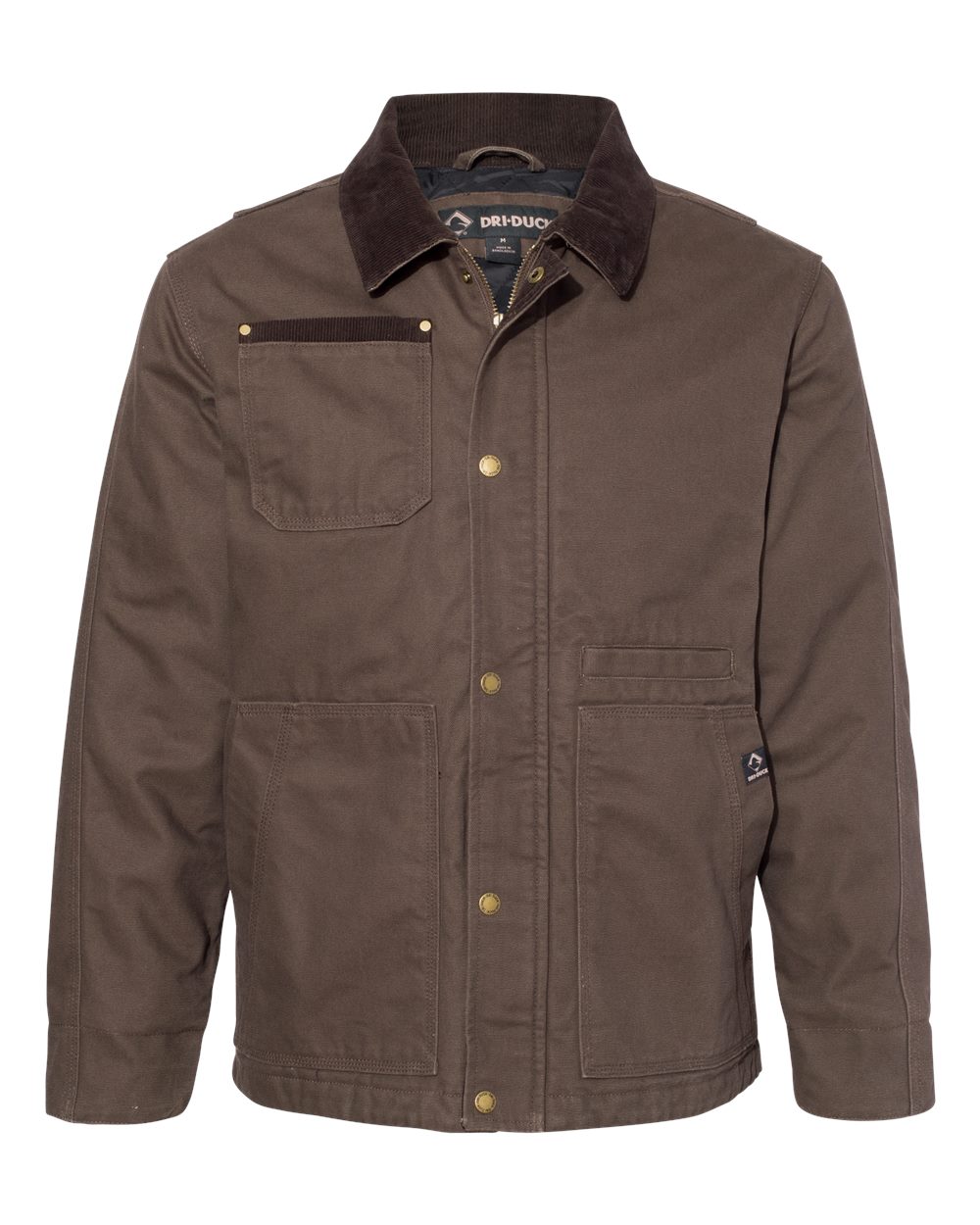 DRI DUCK Men's Tall Rambler Boulder Cloth Jacket. 5091T - Tobacco