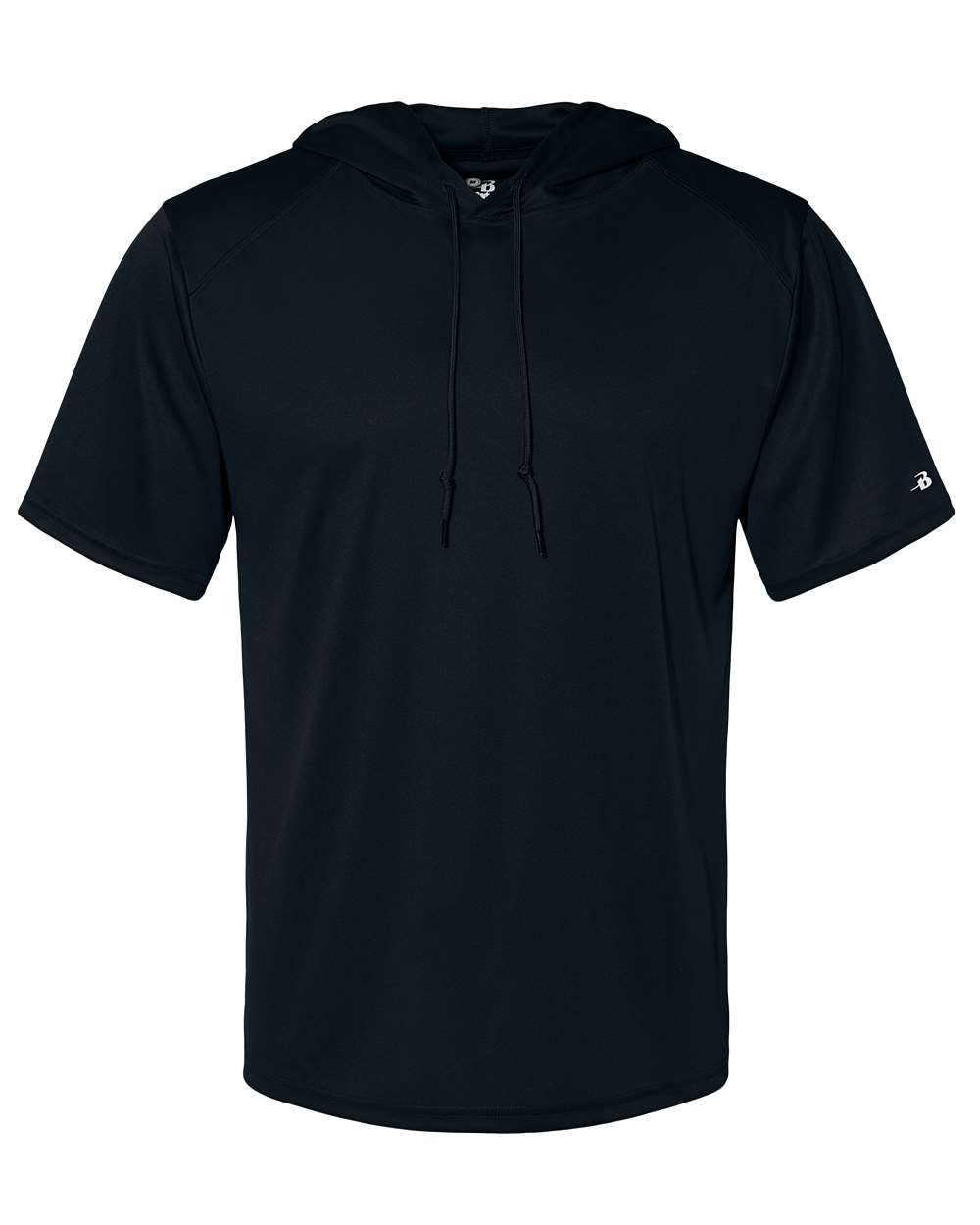 Badger Men's B-Core Hooded T-Shirt. 4123 - Black