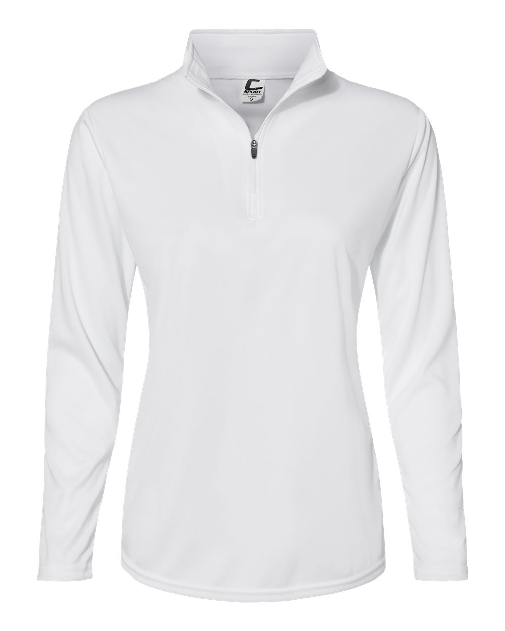 C2 Sport Women's Quarter-Zip Pullover. 5602 - White