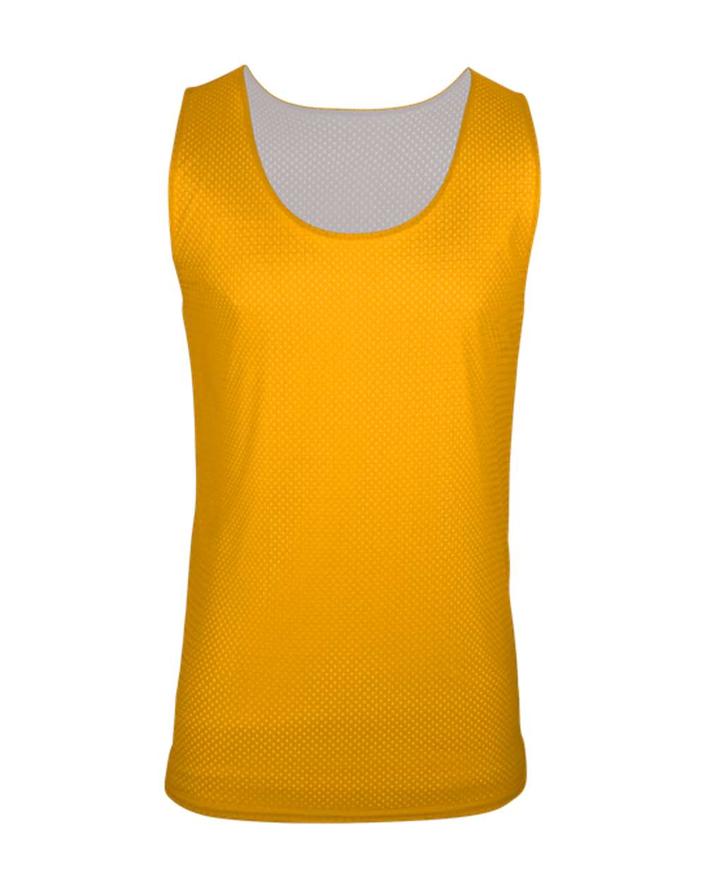 C2 Sport Men's Reversible Mesh Tank. 5729 - Gold/ White
