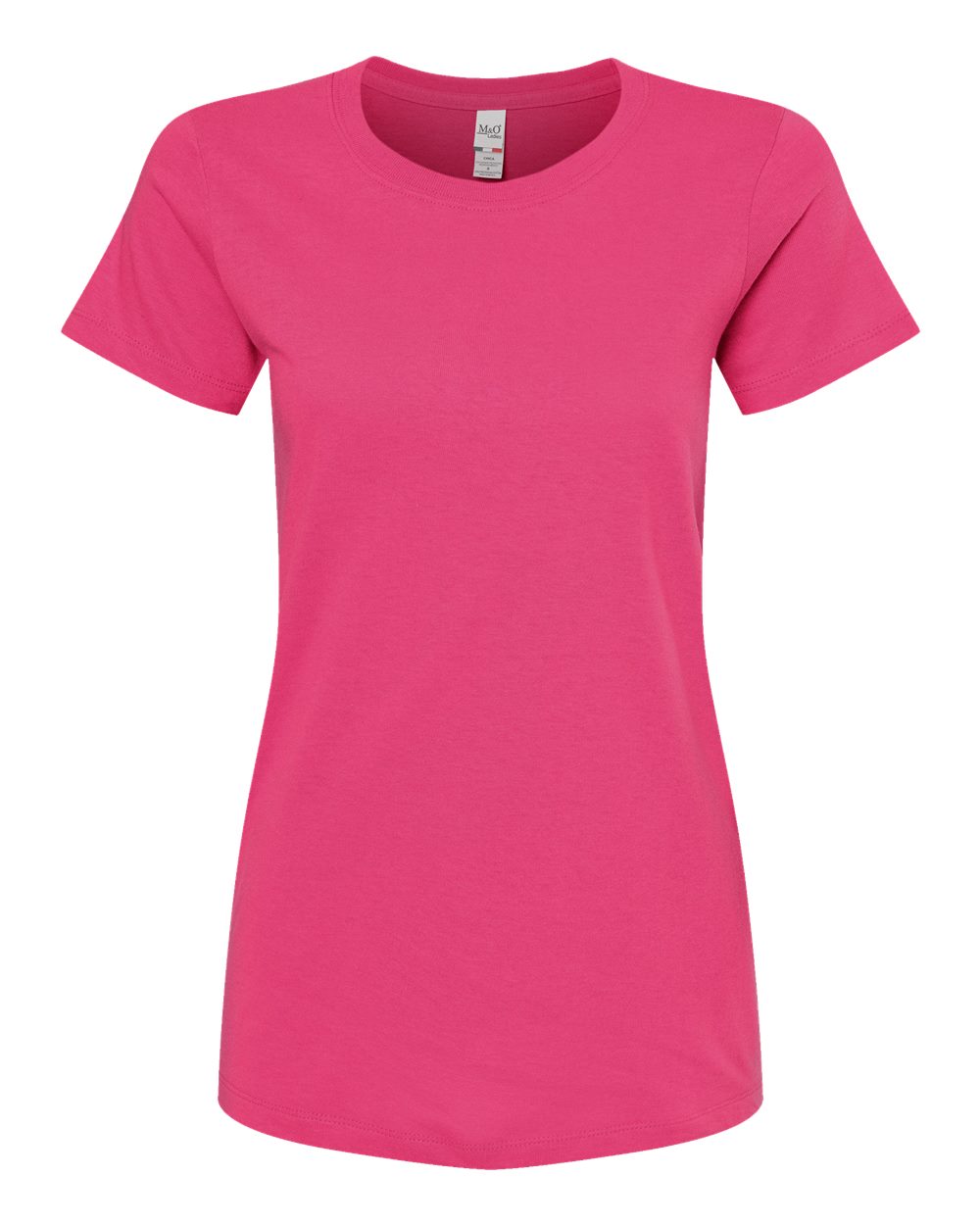 M&O Women's Gold Soft Touch T-Shirt. 4810 - Heliconia