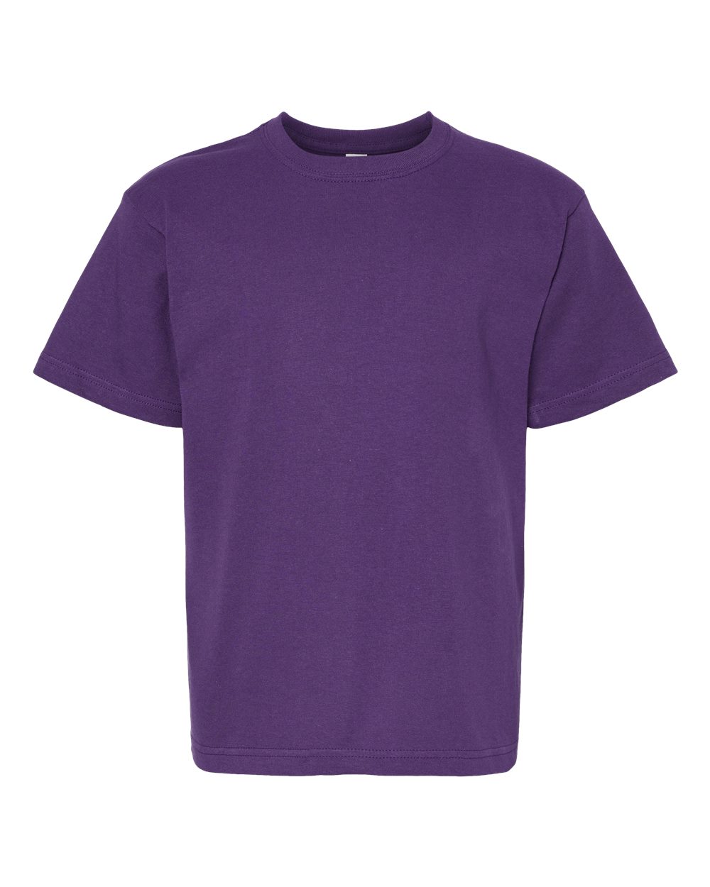 M&O Youth Gold Soft Touch T-Shirt. 4850 - Purple