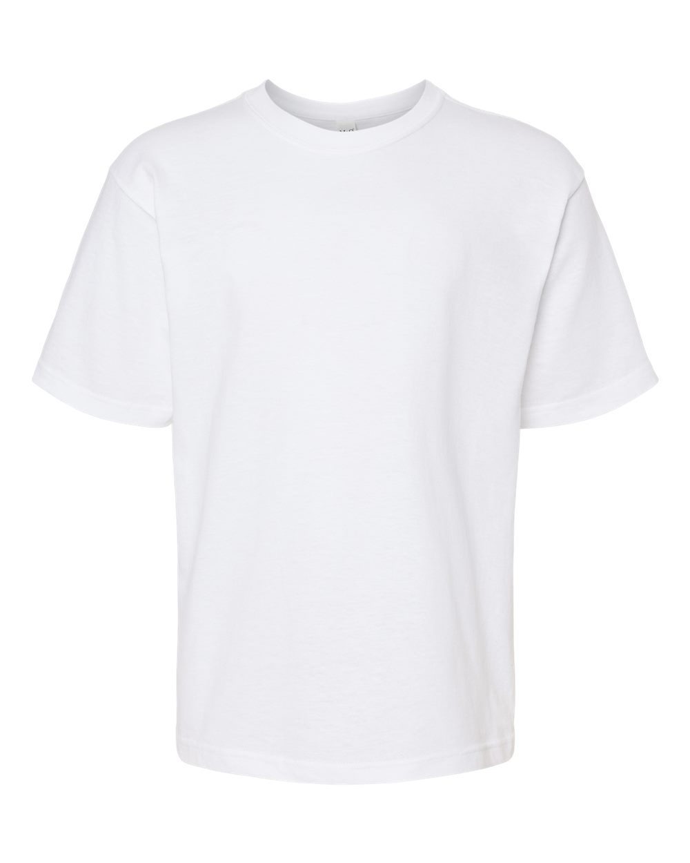 M&O Youth Gold Soft Touch T-Shirt. 4850 - White