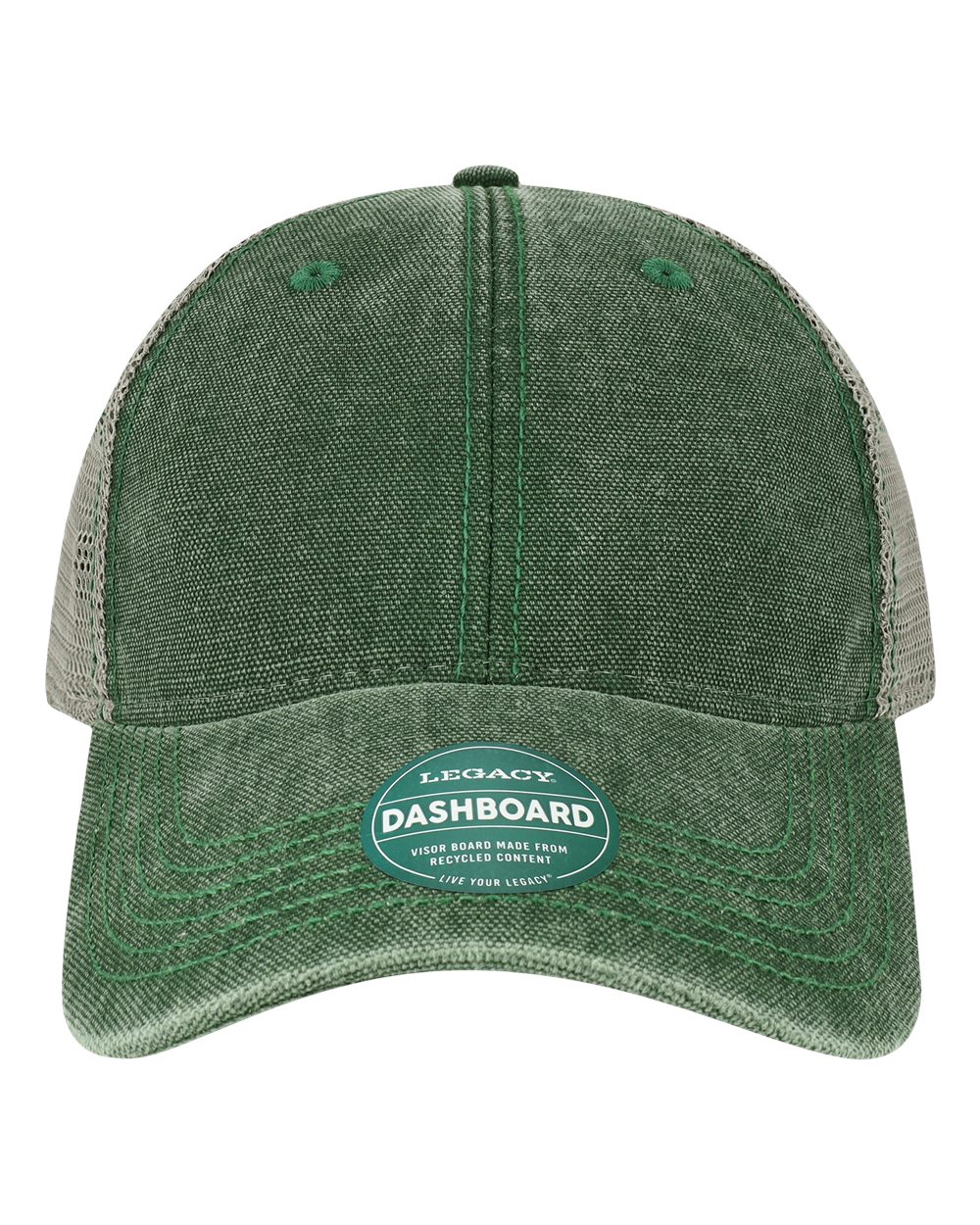 LEGACY Dashboard Trucker Cap. DTA - Dark Green/ Grey