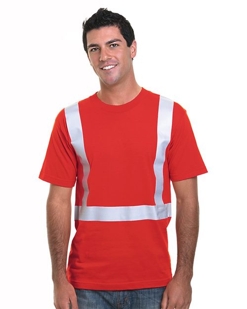 Bayside Unisex USA-Made Hi-Visibility Performance T-Shirt. 3755