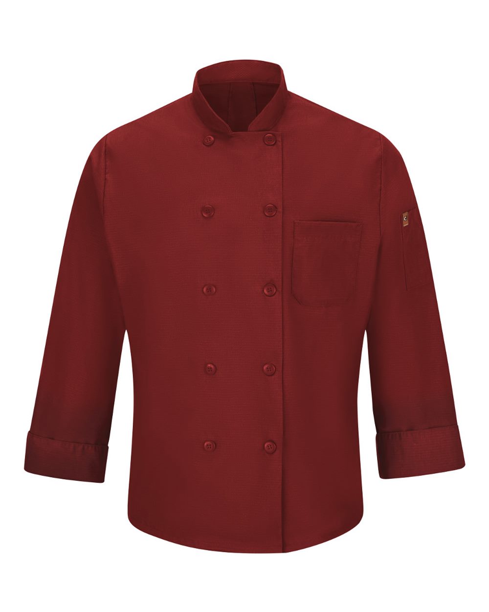 Chef Designs Mimix™ Chef Coat with OilBlok. 042X - Fireball Red