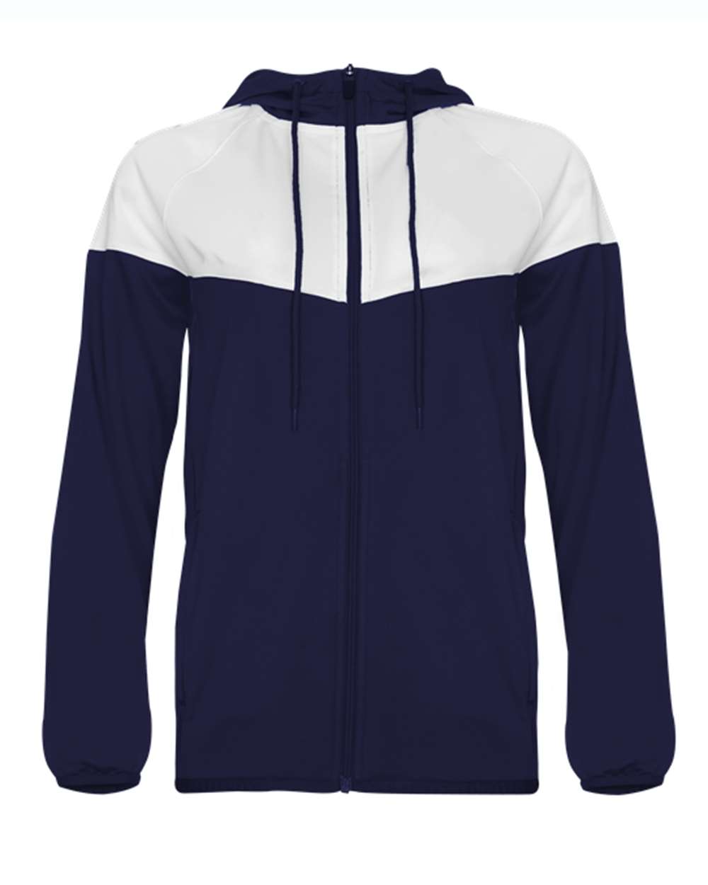 Badger Women's Sprint Outer-Core Jacket. 7922 - Navy/ White