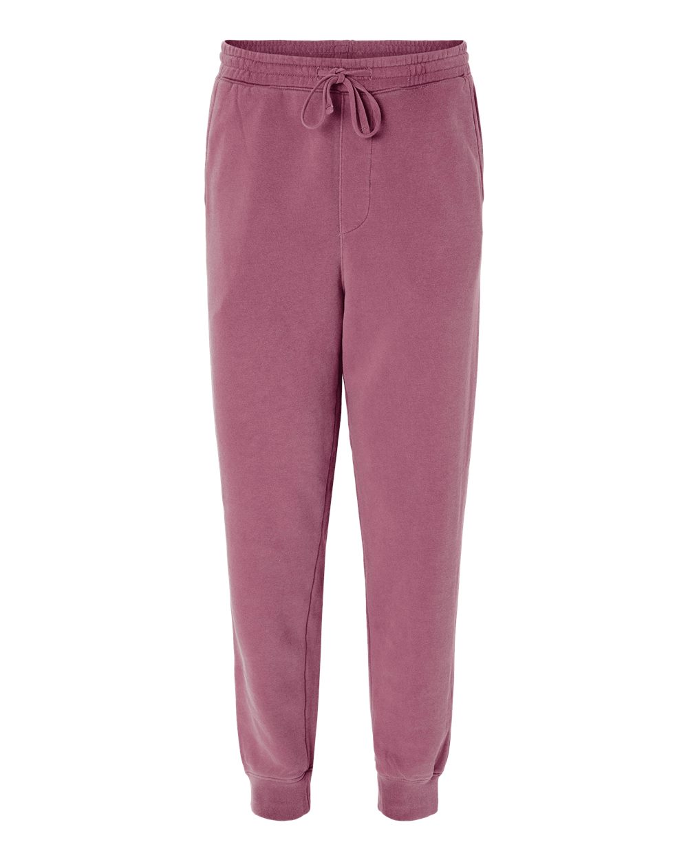 Independent Trading Co. Unisex Pigment-Dyed Fleece Sweatpants. PRM50PTPD - Pigment Maroon
