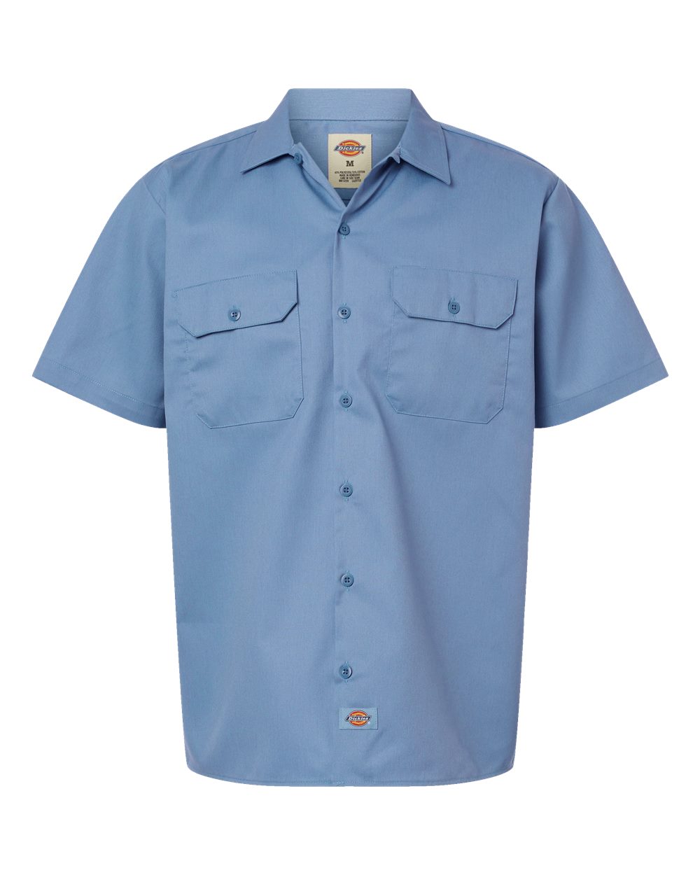 Dickies Men's Short Sleeve Work Shirt. 2574 - Gulf Blue