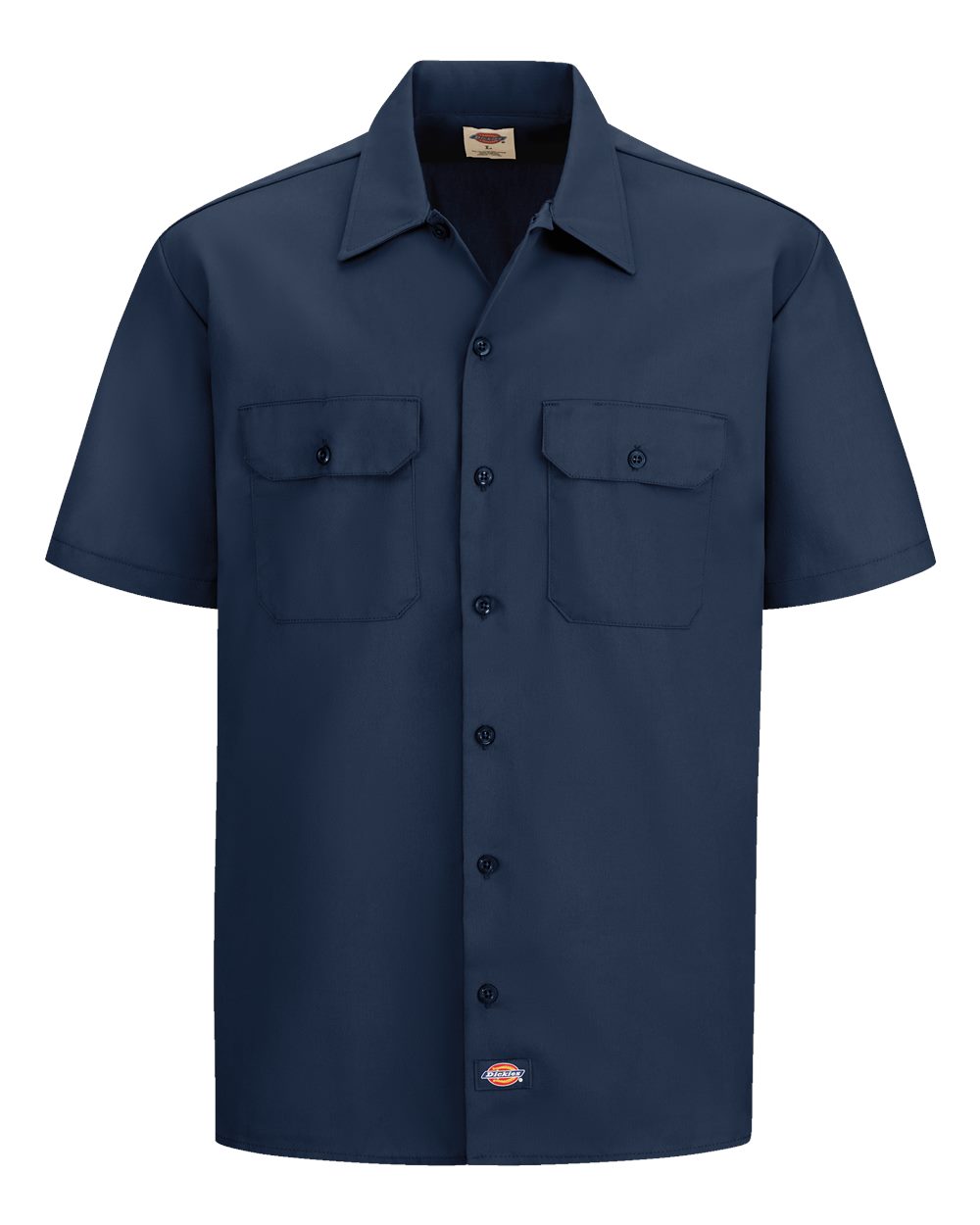 Dickies Men's Short Sleeve Work Shirt. 2574 - Navy
