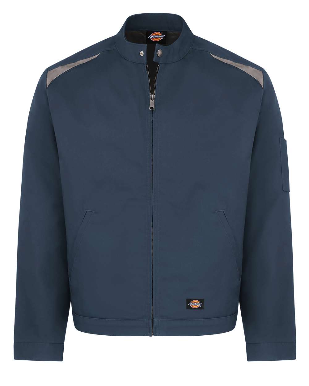Dickies Men's Insulated Colorblocked Jacket. LJ60 - Dark Navy/ Silver