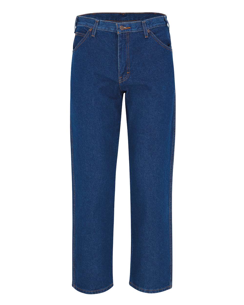 Dickies Men's Industrial Relaxed Fit Jeans. CR39 - Rinsed Indigo Blue - 34I