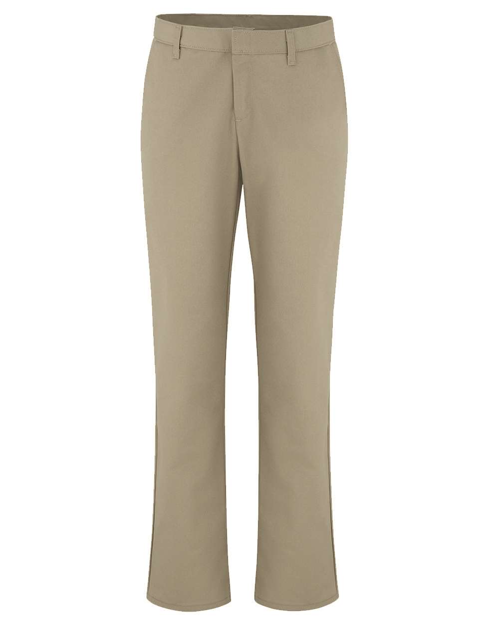 Dickies Women's Extended Sizes Industrial Flat Front Pants. FP92EXT - Desert Sand - 37 Unhemmed